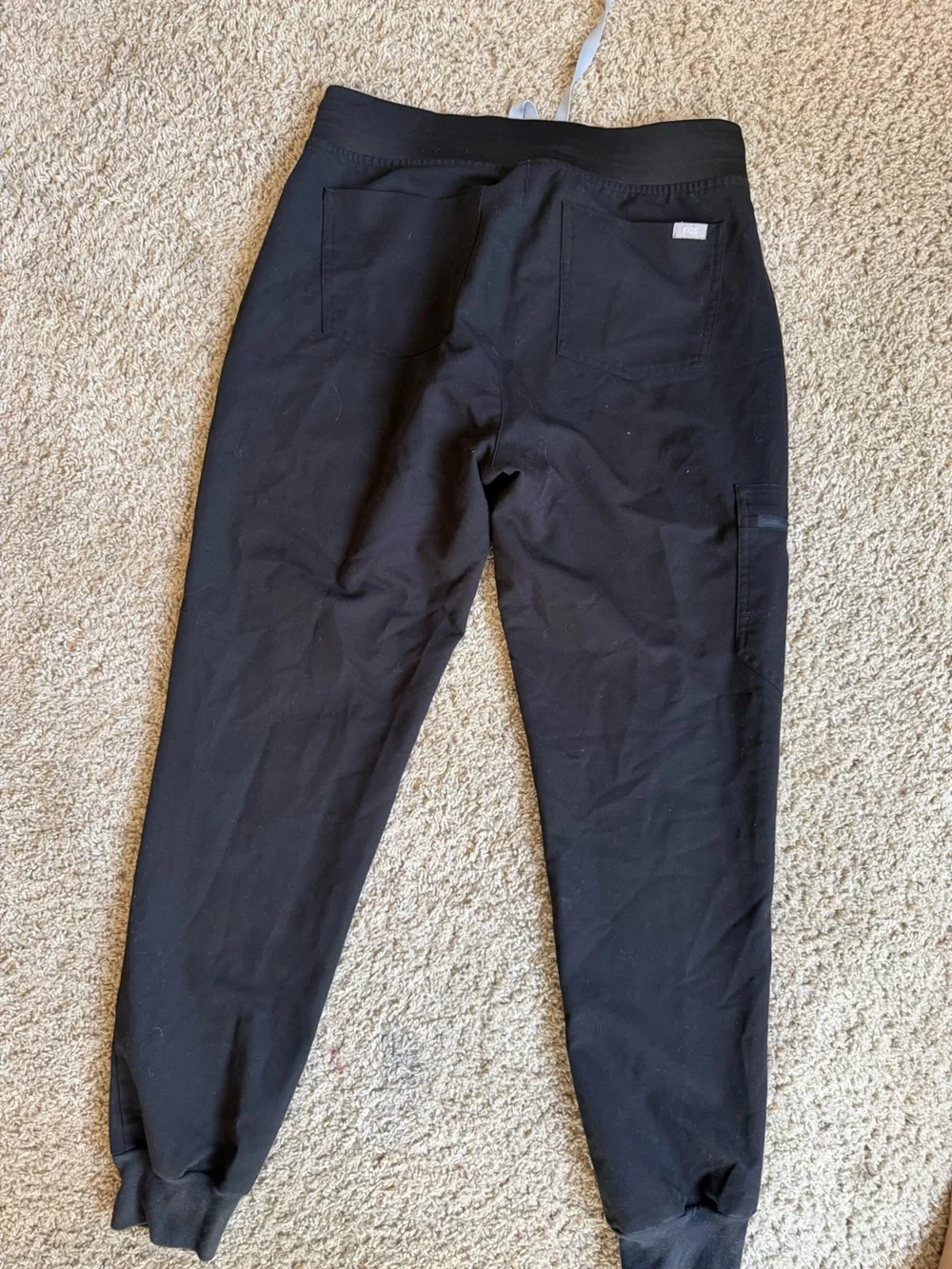 Figs S Black Jogger Pants